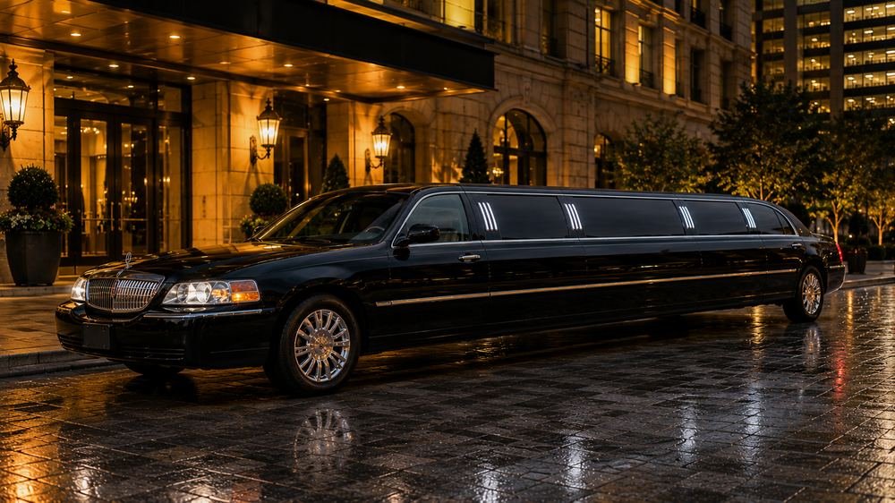True North Limos black Lincoln stretch limousine for Toronto weddings and special events